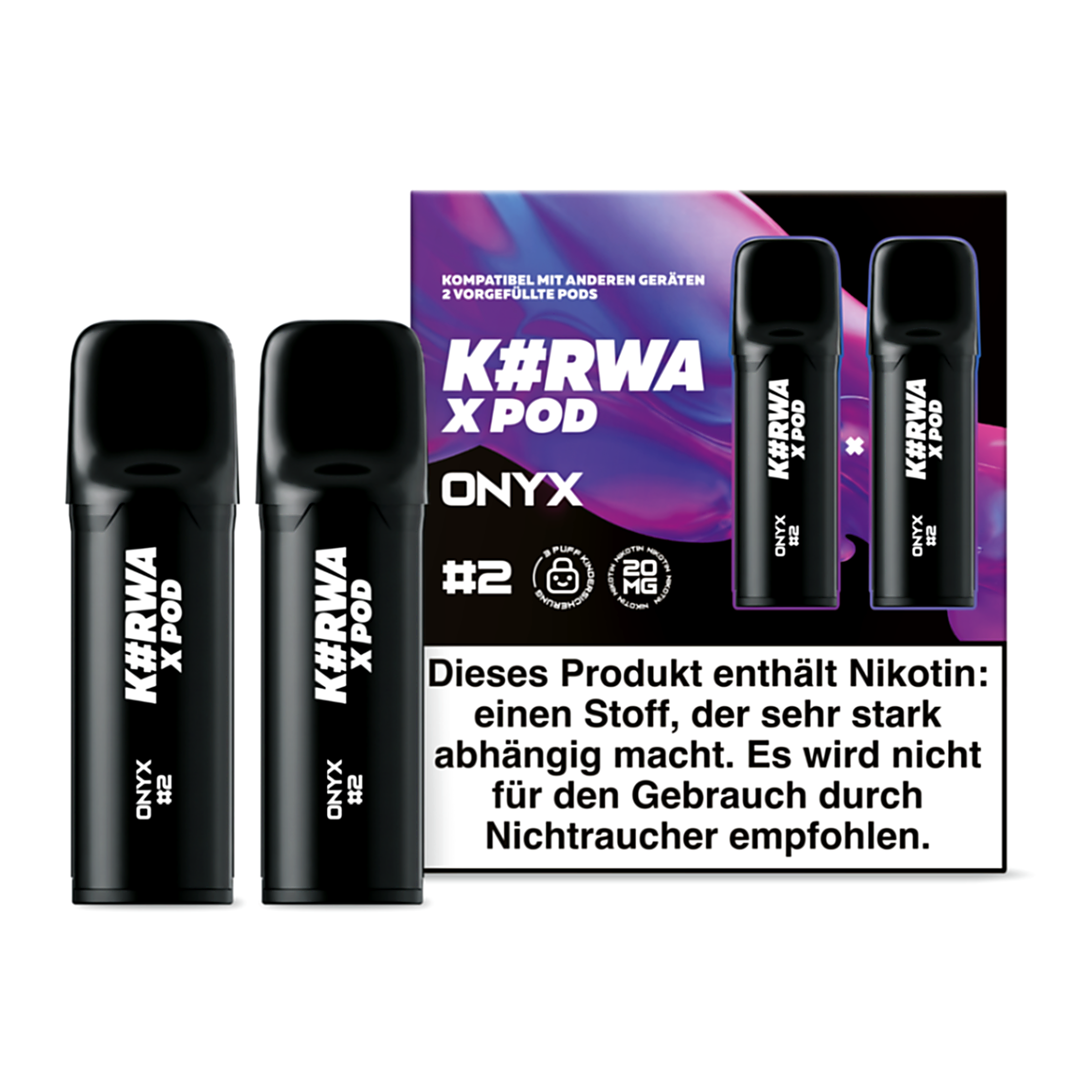 K#RWA ONYX #2 nicotine pouches