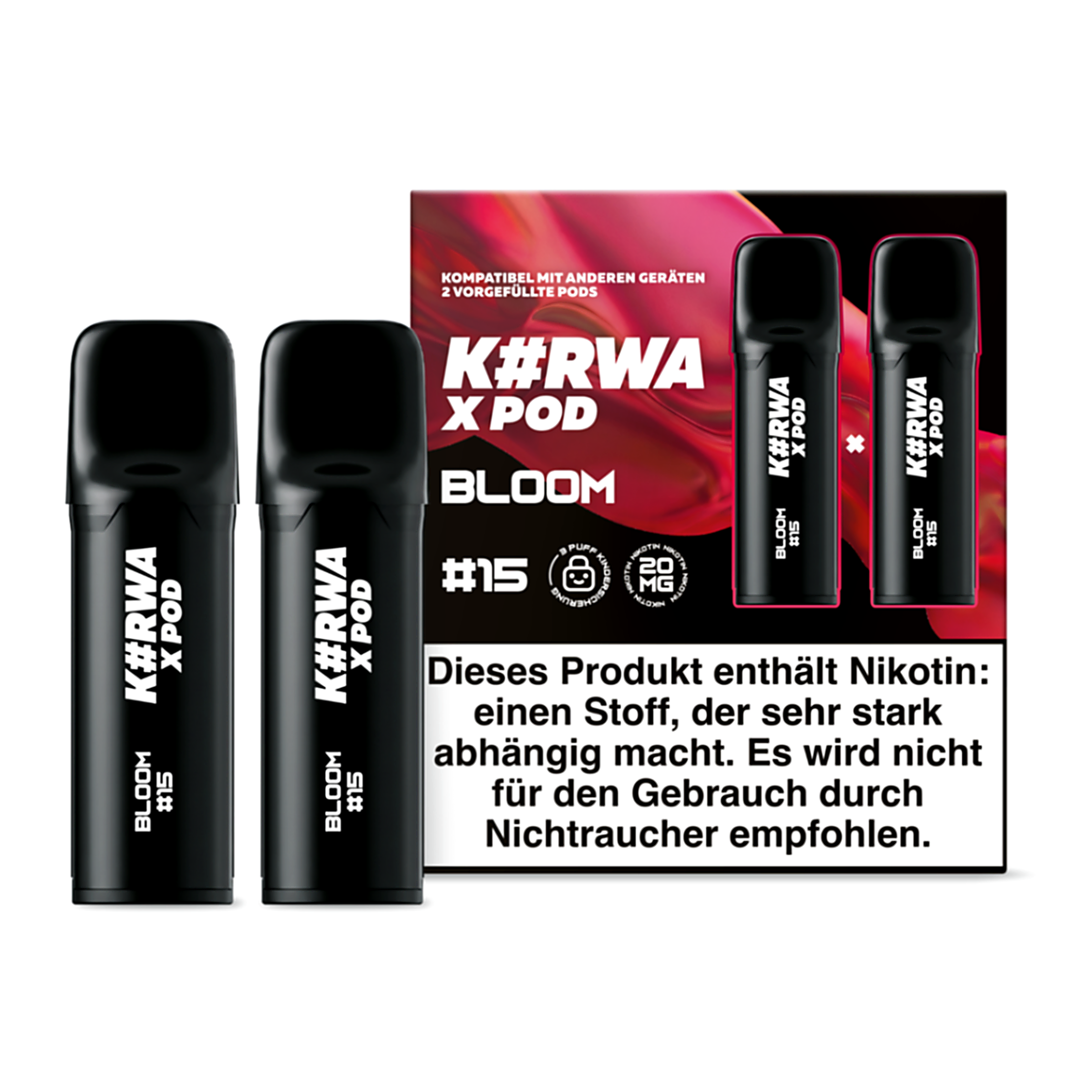 K#RWA BLOOM #15 nicotine pouches