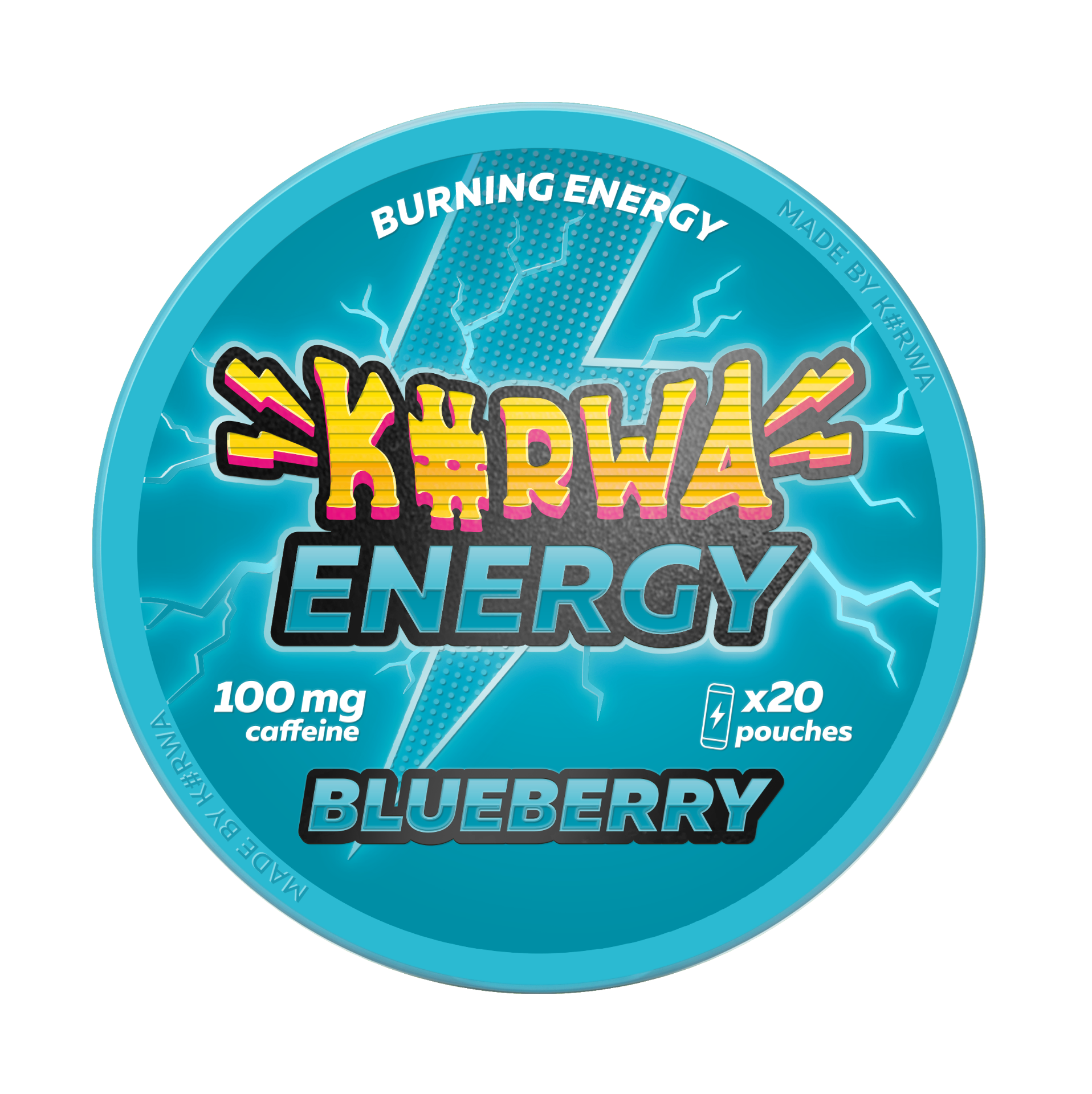 K#RWA Blueberry nicotine pouches