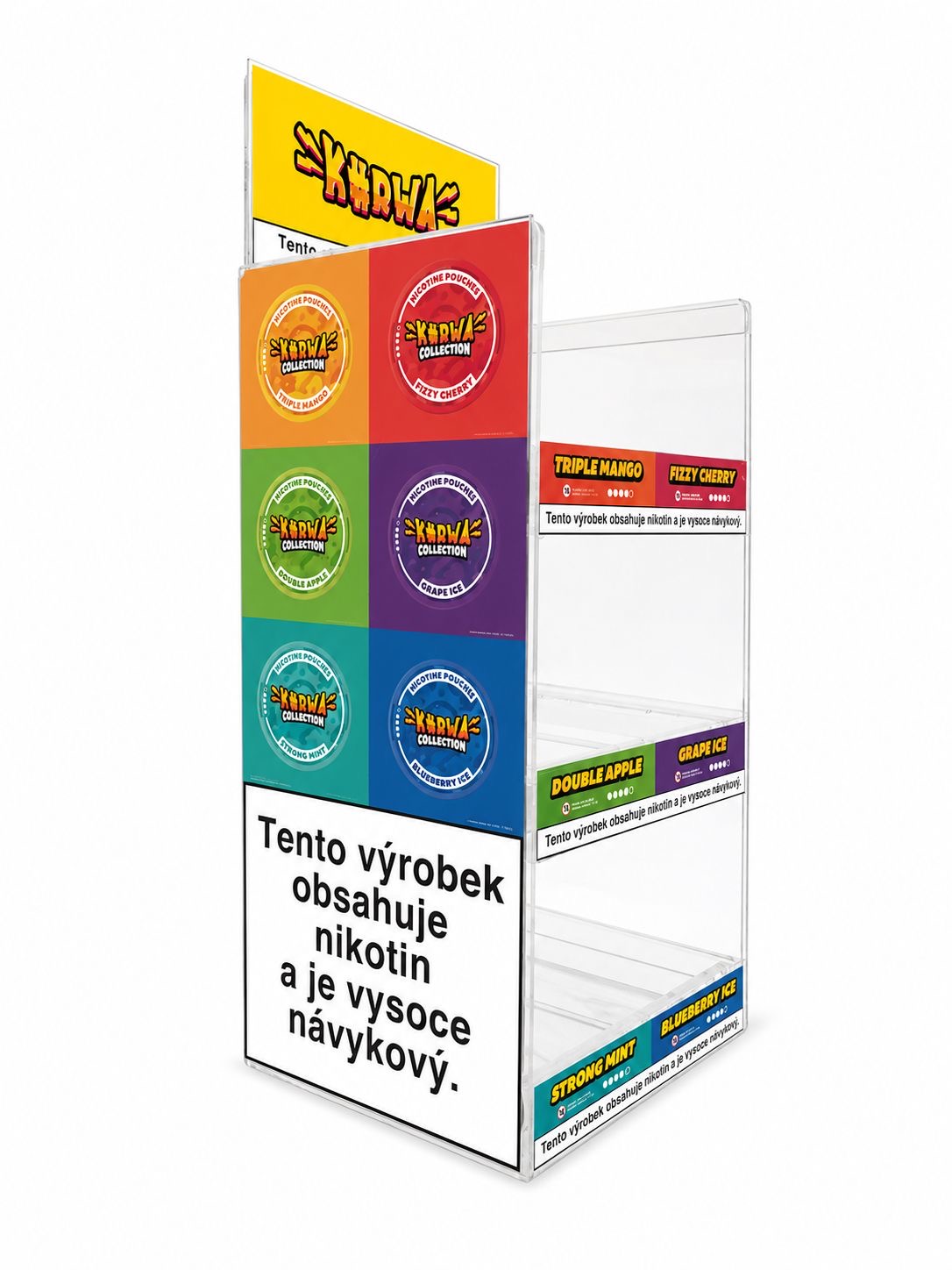 Acrylic Tiered Rack