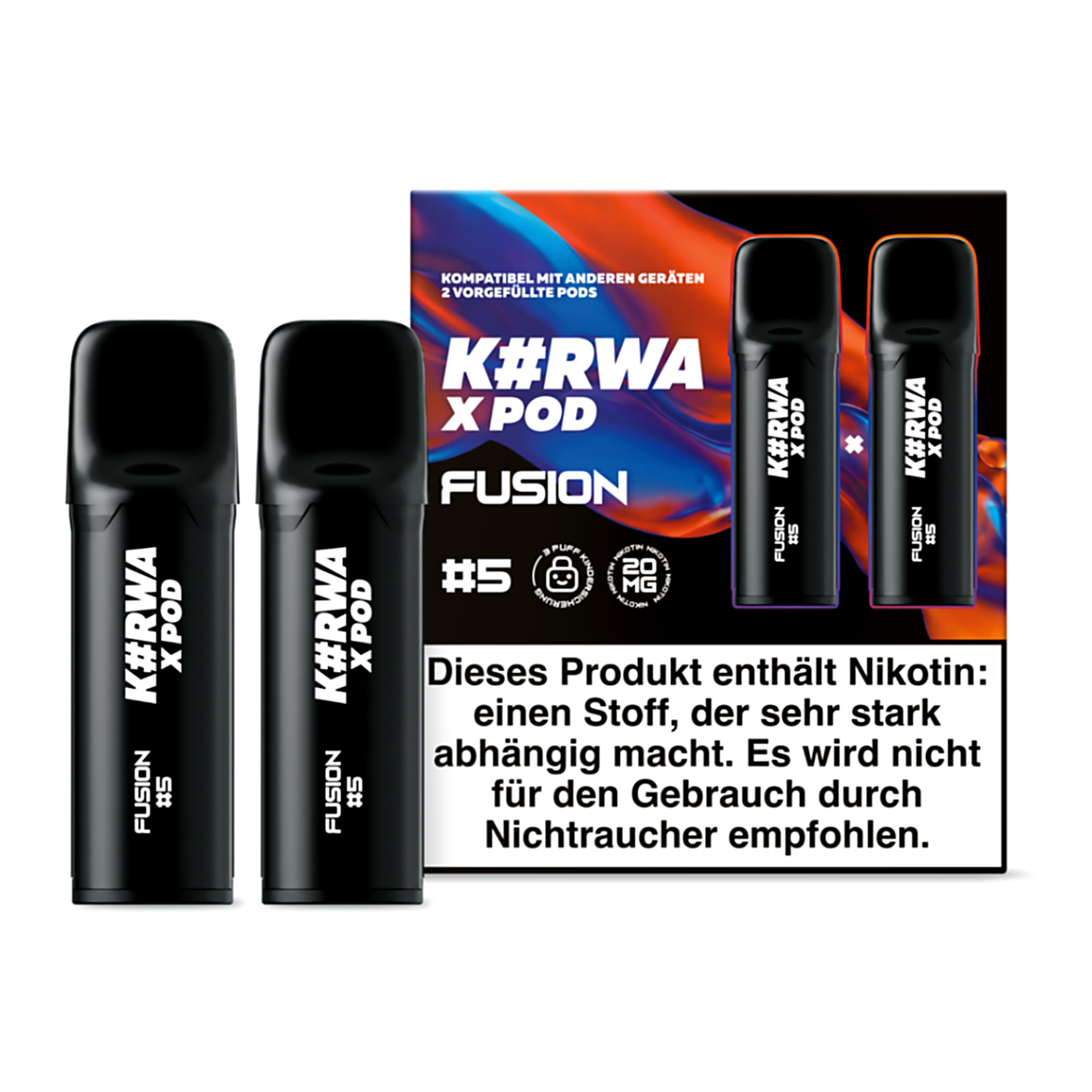 K#RWA FUSION #5 nicotine pouches