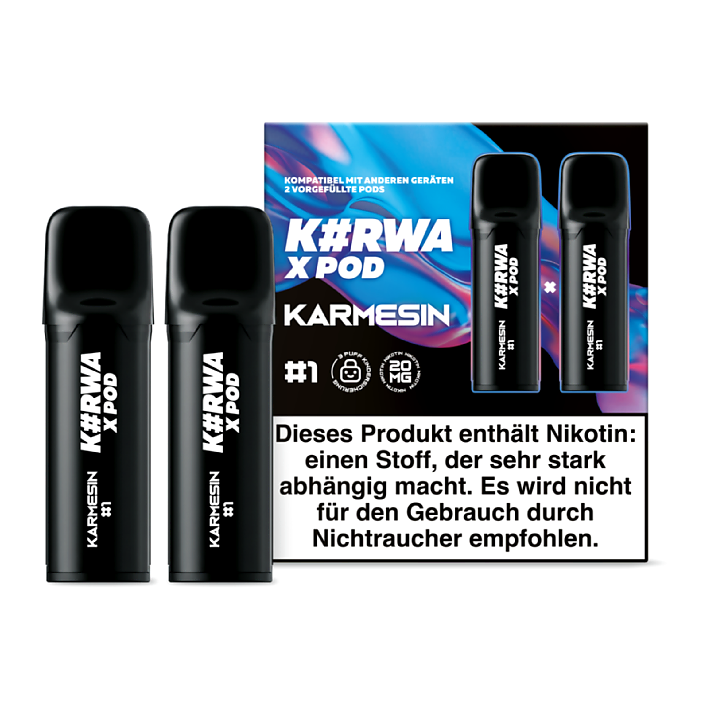 K#RWA KARMESIN #1 nicotine pouches