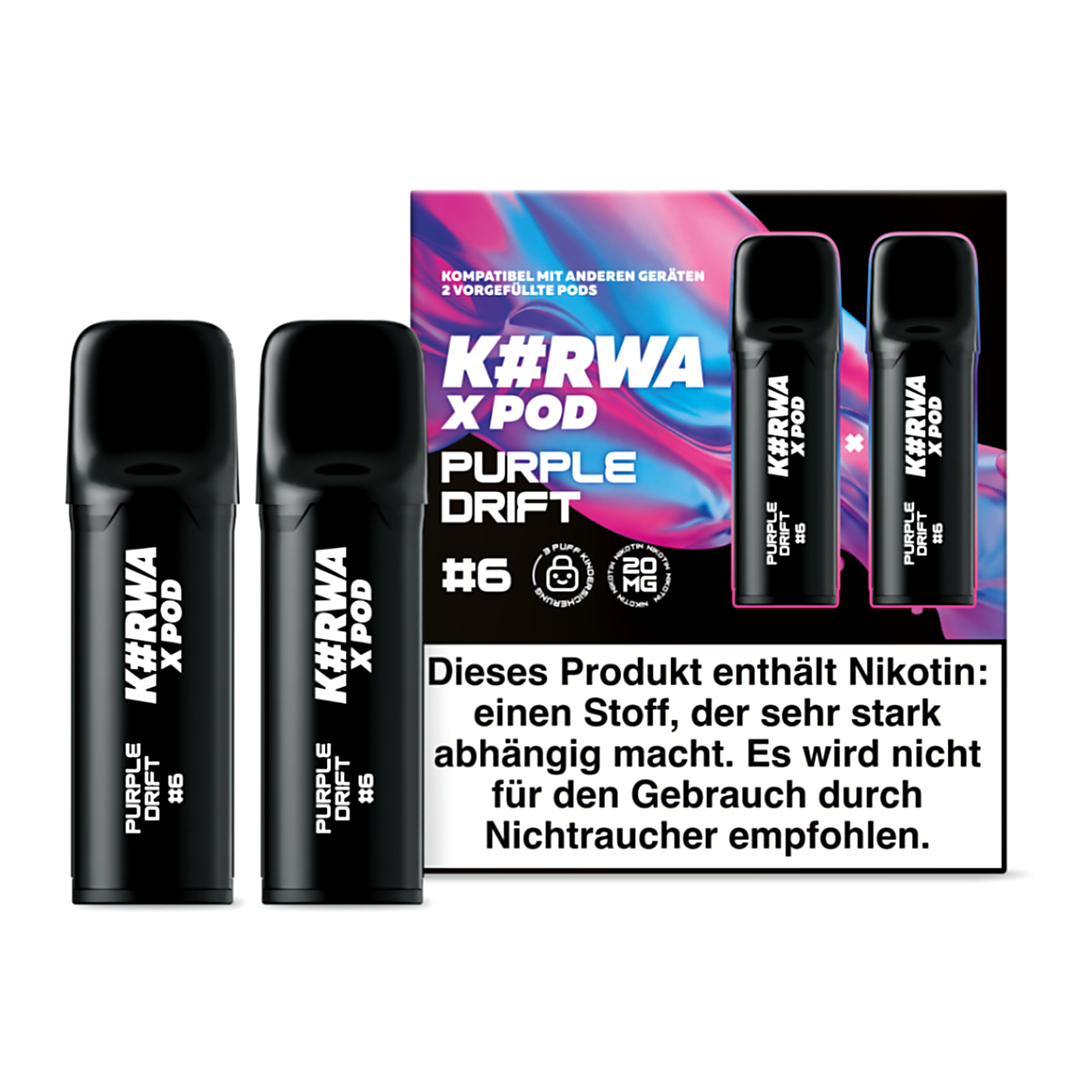 K#RWA PURPLE DRIFT #6 nicotine pouches