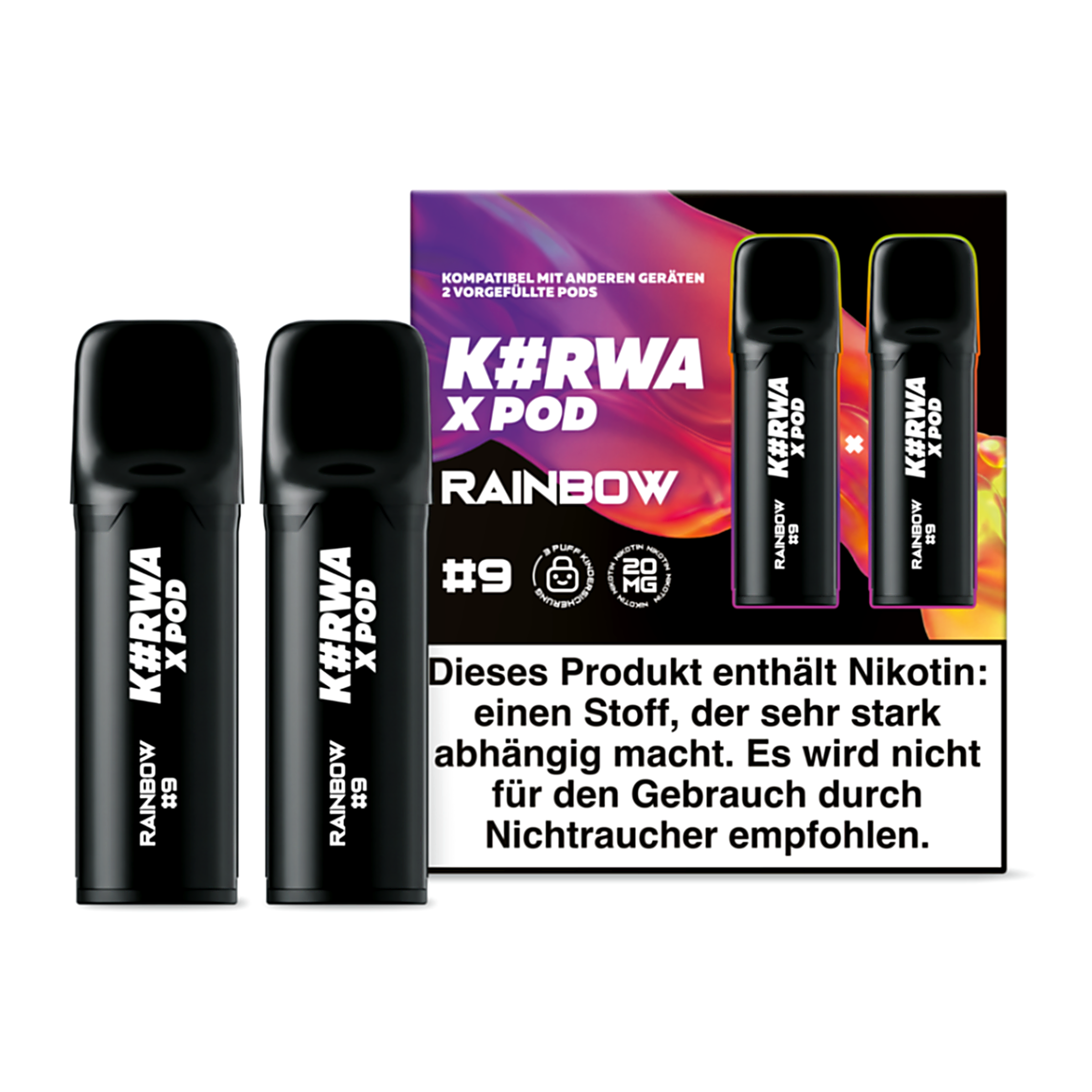 K#RWA RAINBOW #9 nicotine pouches