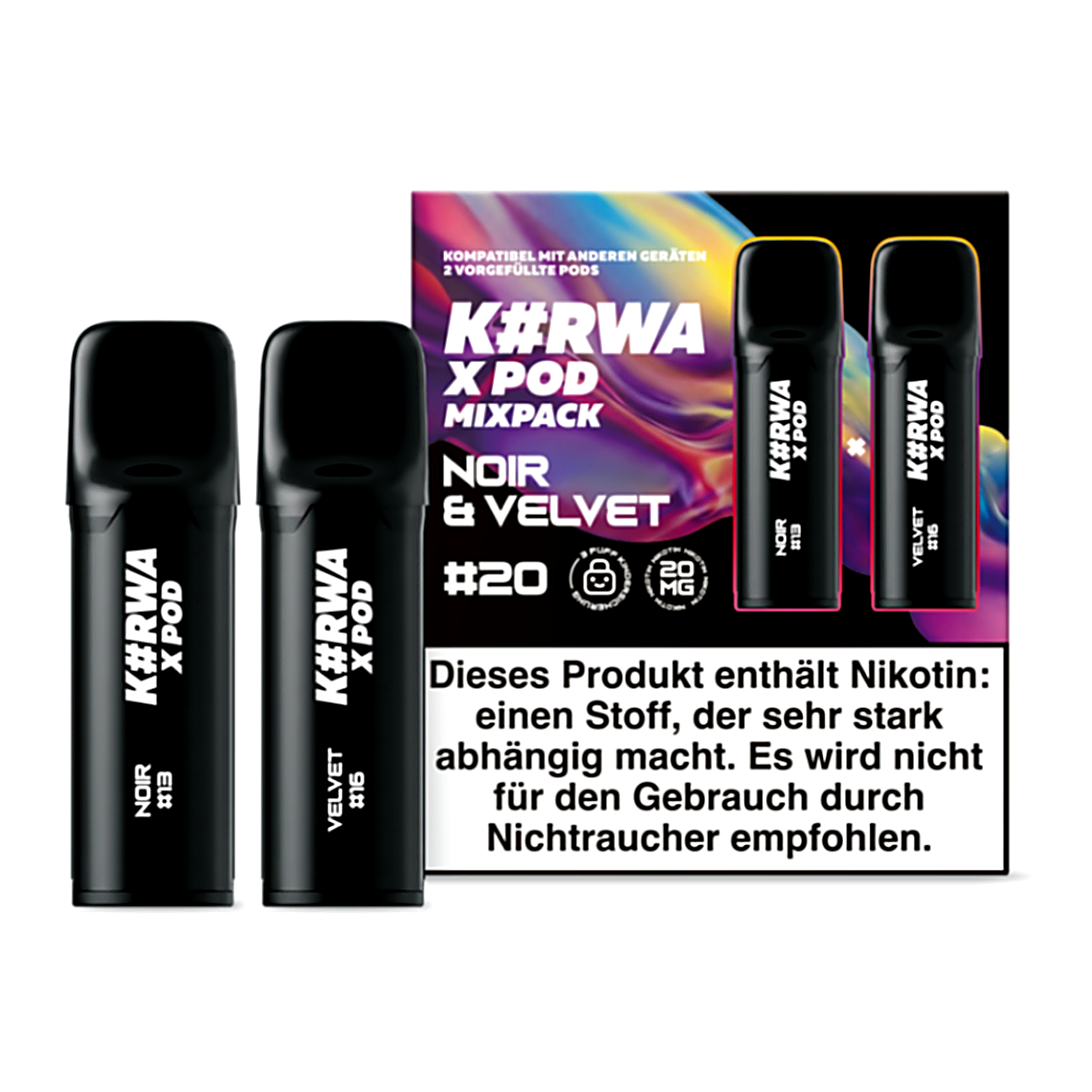K#RWA NOIR & VELVET #20 nicotine pouches